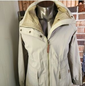 Liv Outdoor Women’s S Light Green Woven Wind & Water Resistant Breathable Jacket